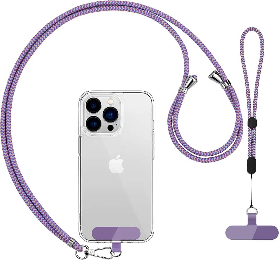 CACOE Phone Lanyard, Purple Blue, 2 Pcs