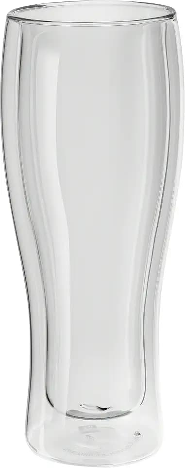 Zwilling 39500-214 Double Wall Glass Beer Tumbler, Set of 2, 14.1 fl oz (410 ml), Heat Resistant, Double Wall Construction, Tumblers