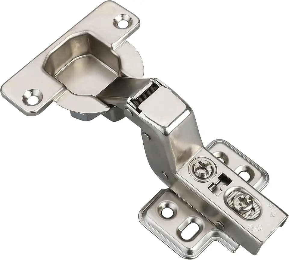 2 Pcs Heavy Duty 40mm Cup Inset Soft Close Cabinet Hinges