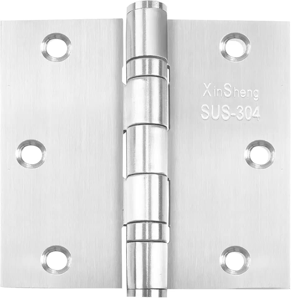 3.5" 304 Stainless Steel Door Hinges XINSheng Security 3 Pack