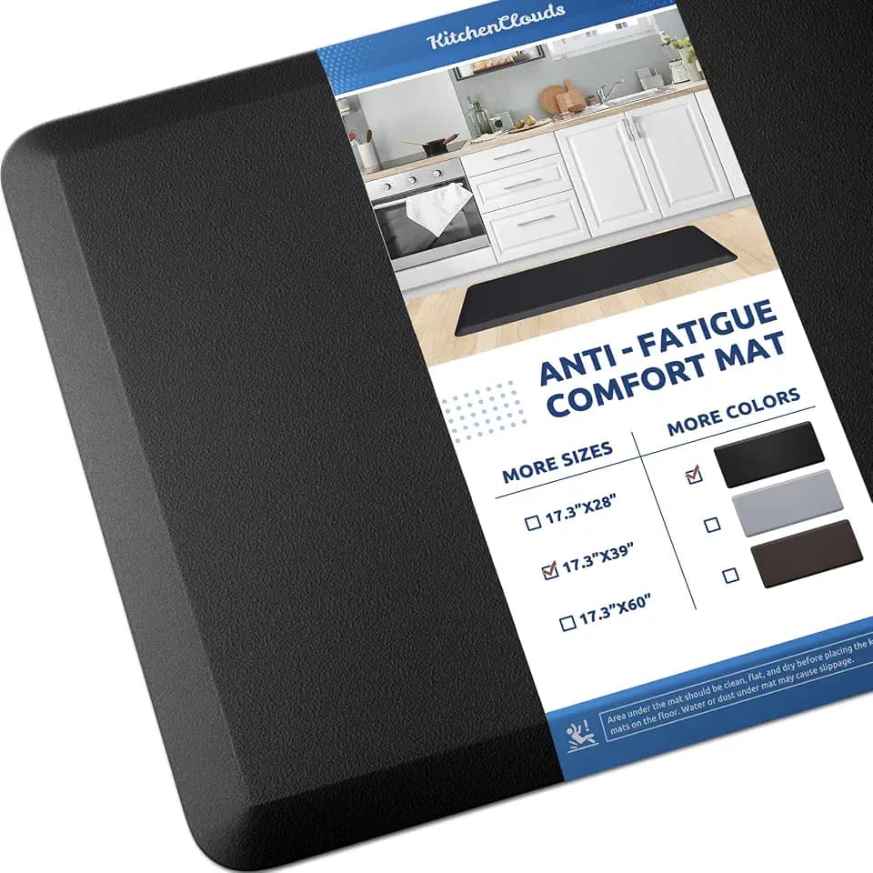 Kitchen Mat Cushioned Anti Fatigue Rug Standing and Comfort Floor Mats