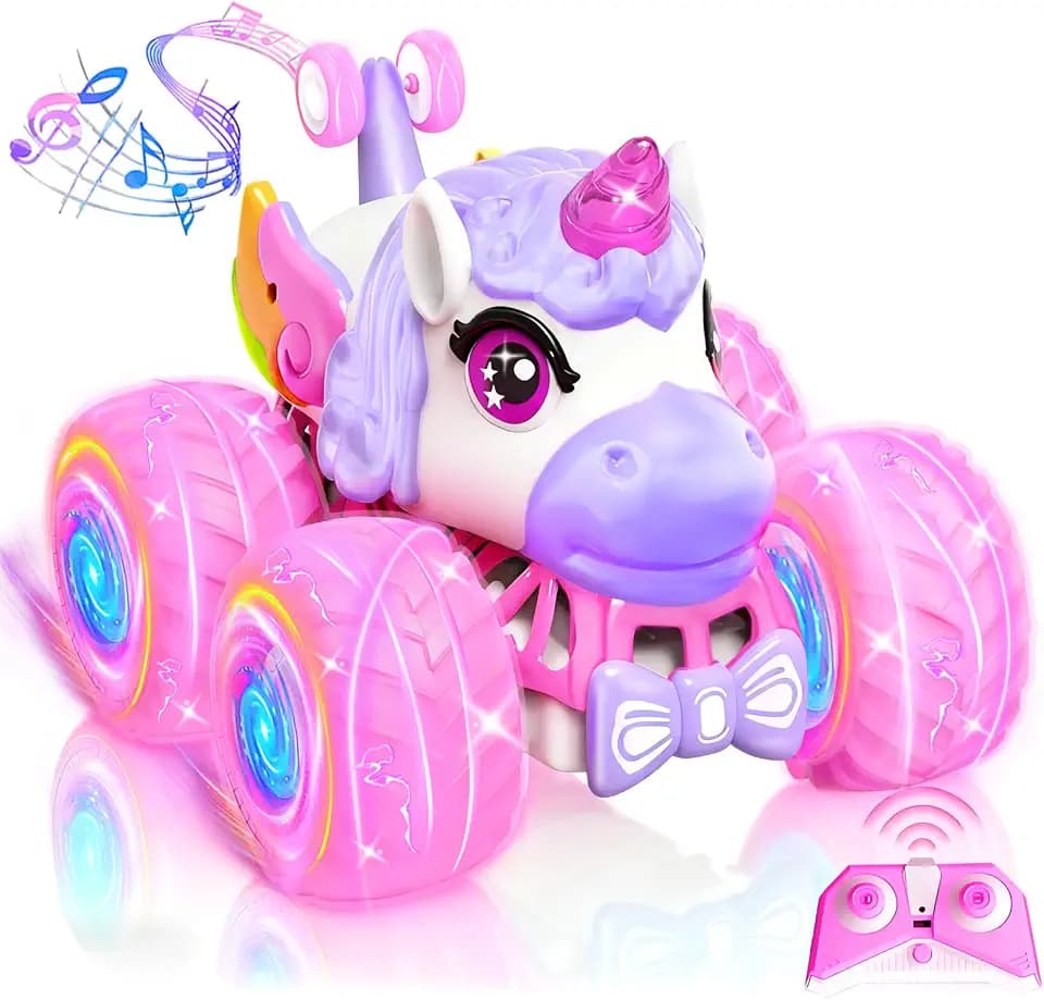 Remote Control Car for Girls, Unicorn Toys for Girls Age 3+