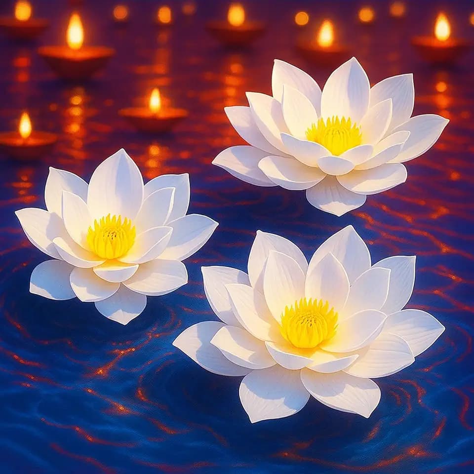 Havawish 3 Pcs Giant Lotus Flowers Decorations for Wedding Reception