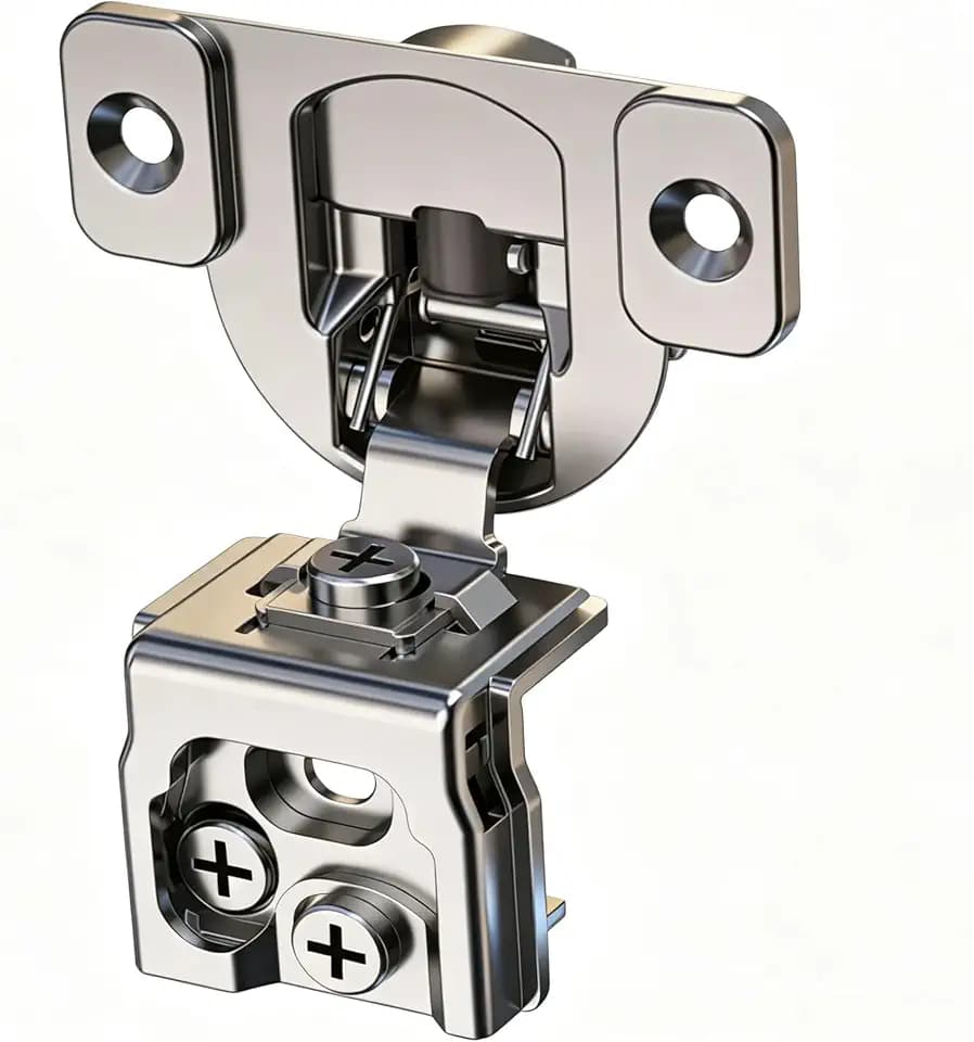20 Pcs 1 1/4" Overlay Soft Close Cabinet Hinges 105° 3D Adjustable