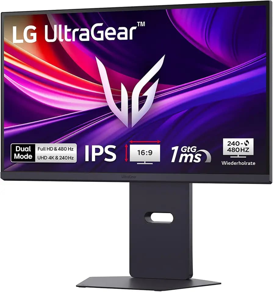 LG Ultragear™ 27G850A-B.AEU (27 Zoll) 4K UHD IPS Gaming-Monitor, 240Hz/480Hz, AMD FreeSync™, DisplayHDR™ 600, 2X HDMI 2.1, DisplayPort 2.1, Schwarz