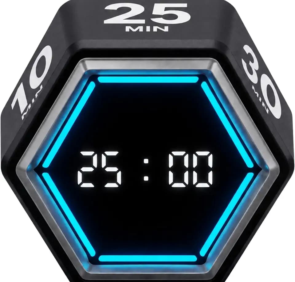 KADAMS Pomodoro Timer Cube, Visual Timer for Kids, Productivity Desk Timer