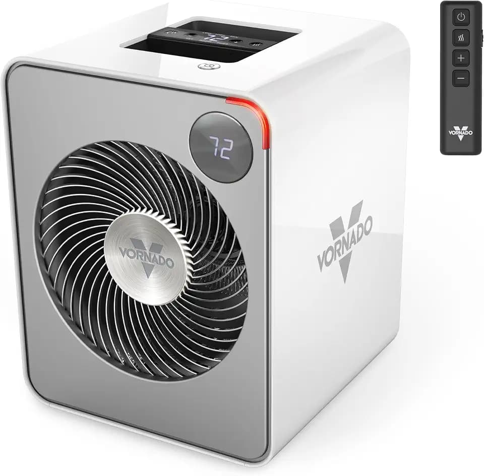 Vornado VMHi500 (2026) Metal Space Heater, Digital Thermostat, White