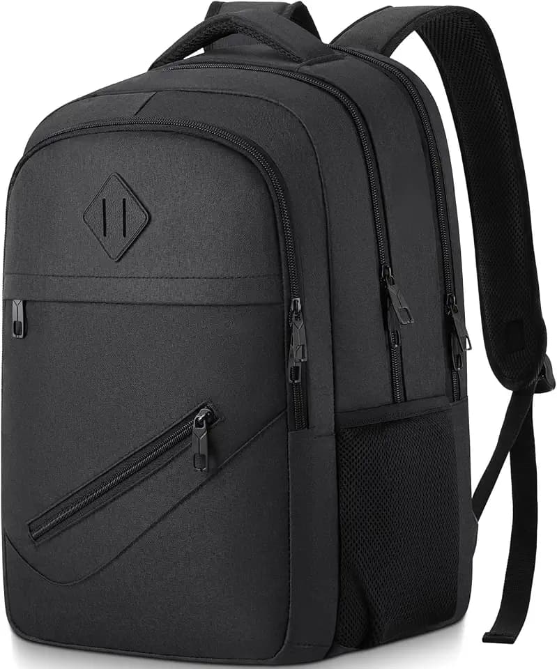BIKROD Rucksack Herren und Damen, Schulrucksack Jungen Mädchen Teenager, Wasserdicht Schulranzen Laptoptasche mit USB Ladeanschluss, Arbeit Reisen Backpack mit Anti Diebstahl Tasche