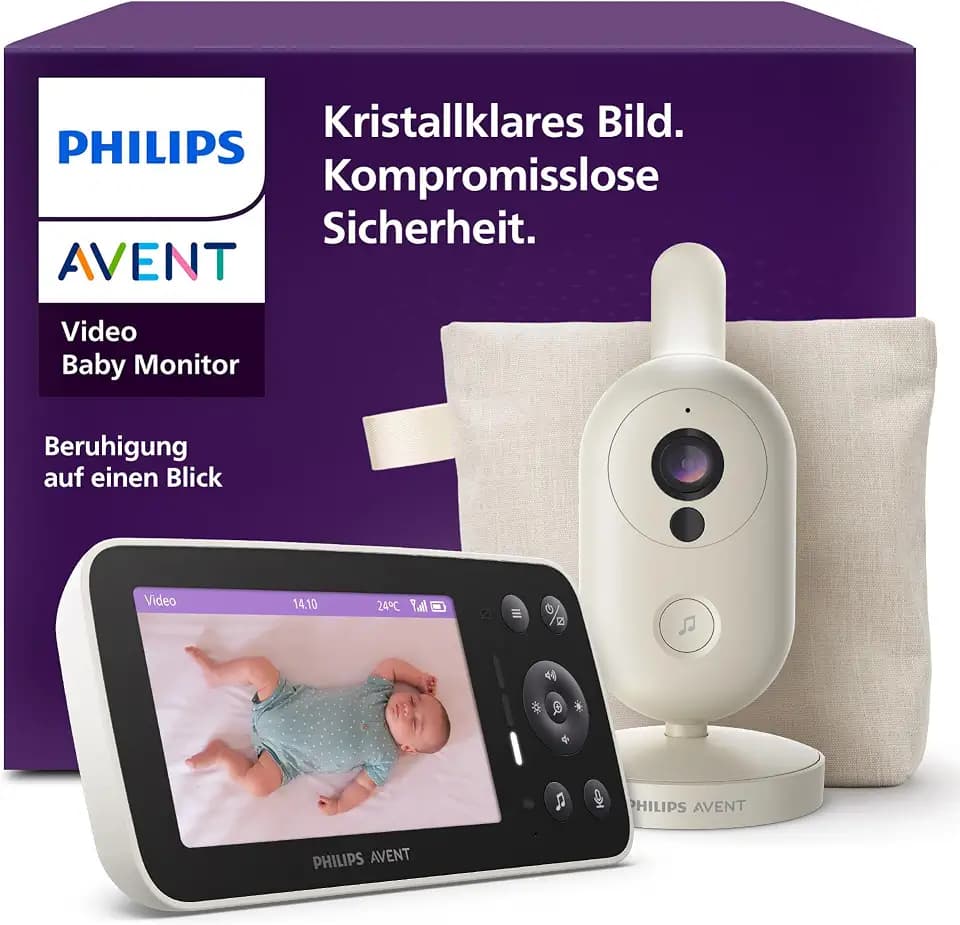 Philips Avent Babyphone mit HD-Kamera – Sichere Überwachung ohne WLAN