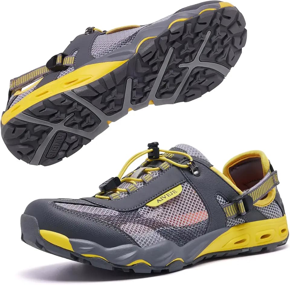 Men's Water Shoes Non-Slip Quick Drying Aqua Shoe Summer Outdoor Hiking Athletic Water Sandals