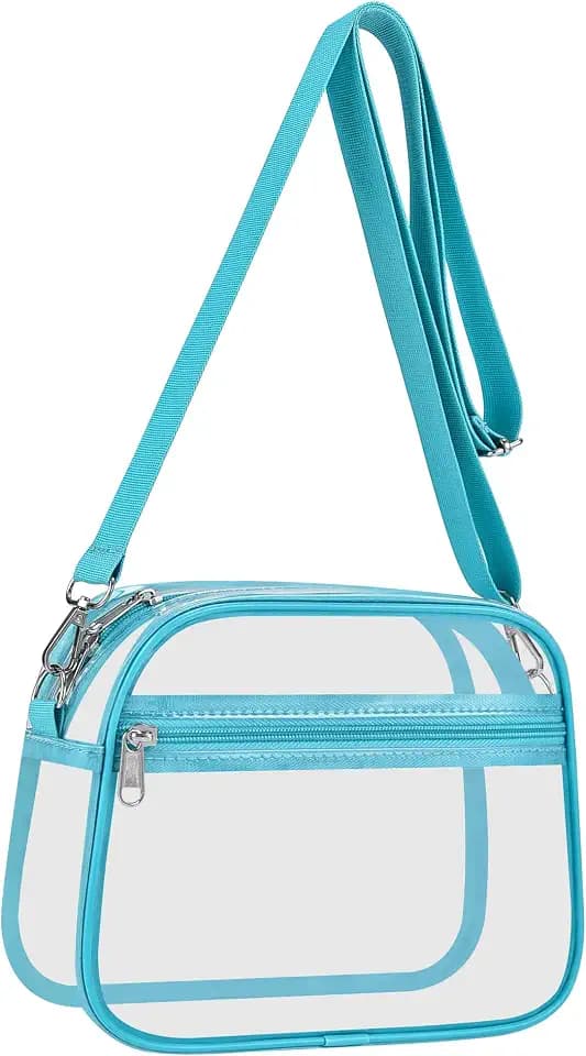 USPECLARE Clear Bag for Stadium Events Clear Sports Fan Handbags Purses