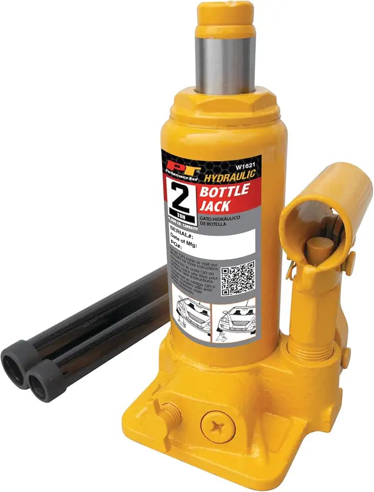 Performance Tool W1621 2 Ton Heavy Duty Hydraulic Bottle Jack