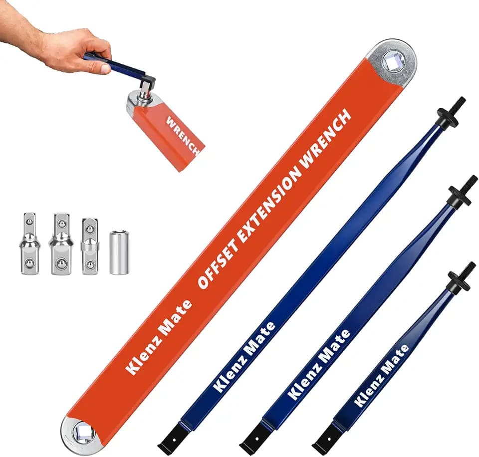 2026 Upgrade Offset Extension Wrench & Extension Clamps Tight Tool