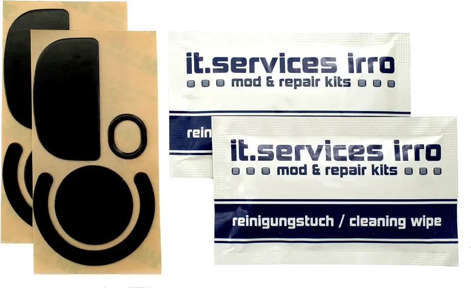 2X Sets Glides/Mausgleiter passend für Logitech G PRO X Superlight, inkl. 2 Reinigungspads