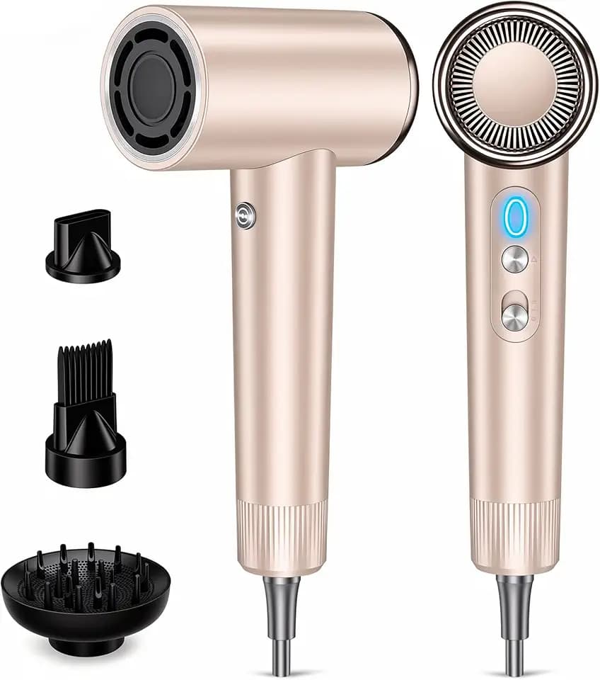 Mythsight StyleVibe High-Speed Ionic Hair Dryer with 3 Attachments