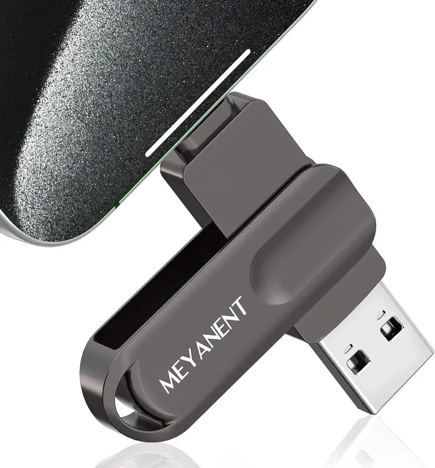 128GB USB Stick für iPhone,3 en 1 Externer Speicher Keine APP