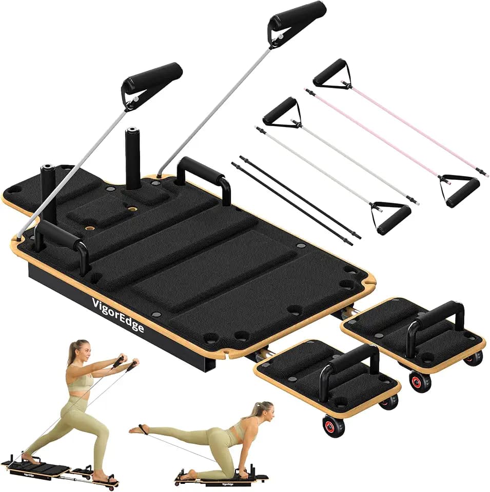 Wooden Pilates Board Reformer for Home Workout