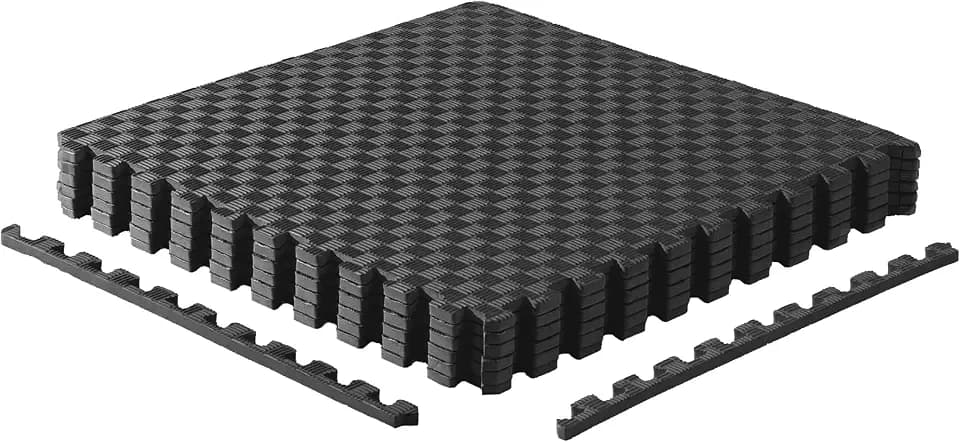 CAP Puzzle Exercise Mats | 1/2” Thick EVA Interlocking Foam Tiles for Home Gym Flooring | Multiple Options