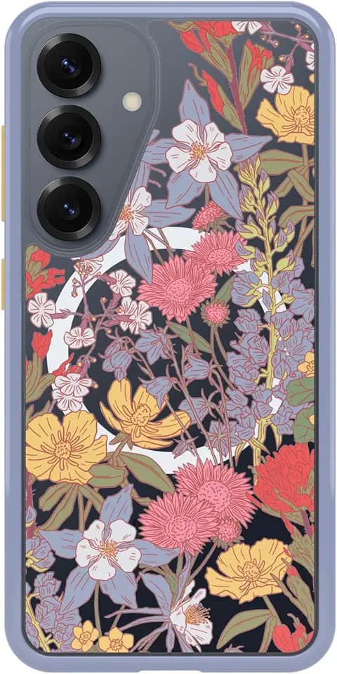 OtterBox Samsung Galaxy S25 Symmetry Series Case - Wildflower Design