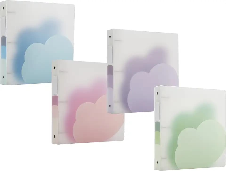 Filexec Products Cloud, Ring Binder, 2", Pack of 4 (50495-6459), Green