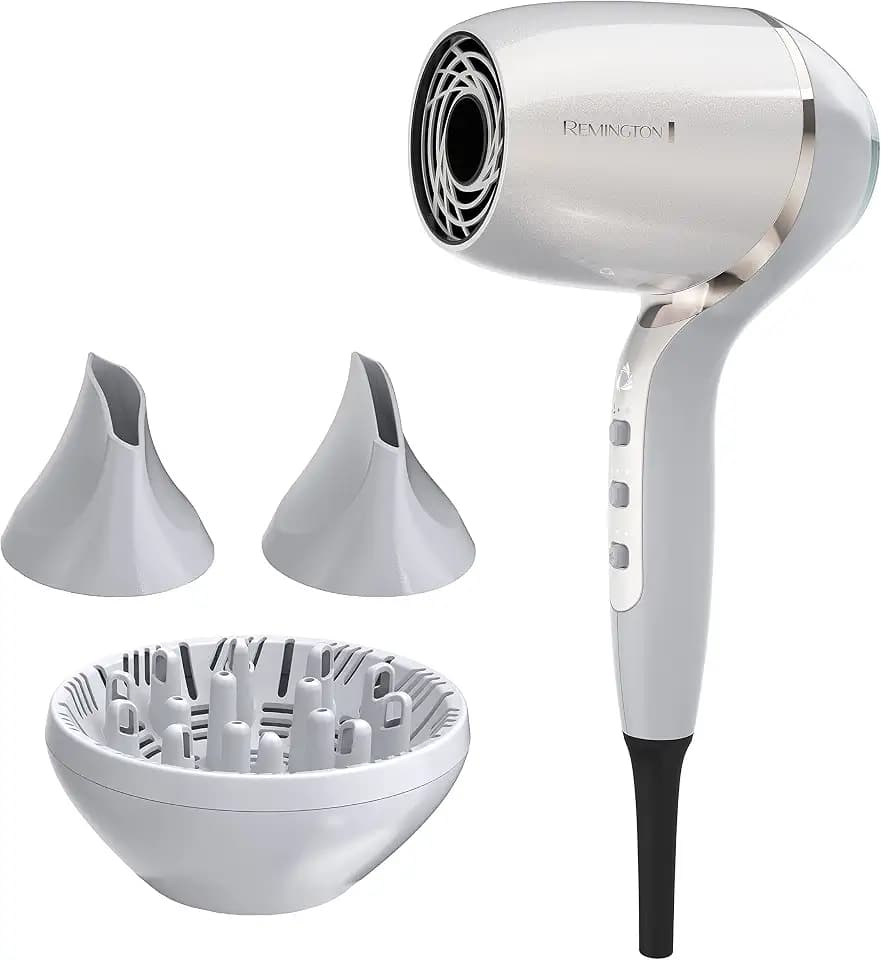 Remington PROLUXE HydraCare Hair Dryer with Diffuser, 1875 Watts