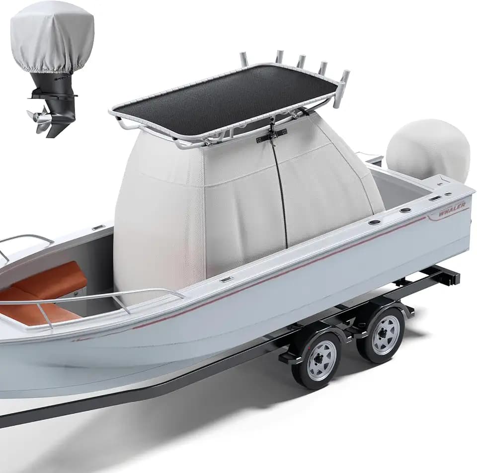 1200D Heavy Duty Waterproof T-Top Boat Center Console Cover