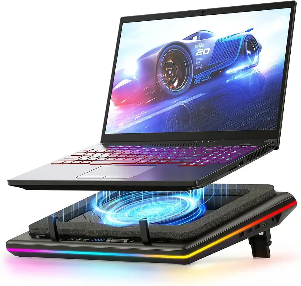 Ilano RGB Gaming Laptop Kühlpad Laptop Cooling Pad Laptop Kühler