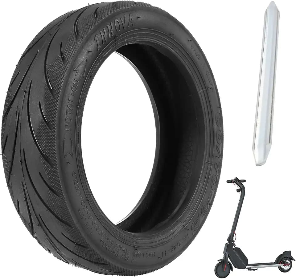 60/70-6.5 Tubeless Reifen Mit Brecheisen, E Scooter Reifen Für Max G30, Selbstreparierende Tubeless Reifen Mit Ventil, Gummireifen Mit Durchstoßfest, Hochelastische Elektrorollerreifen, Max G30 Reifen