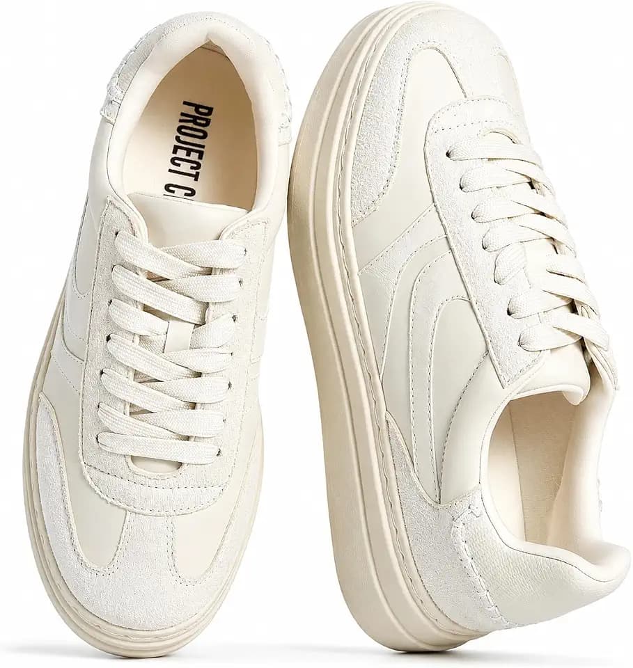 Project Cloud Fashion Platform Sneakers for Women Lace-up Womens Shoes