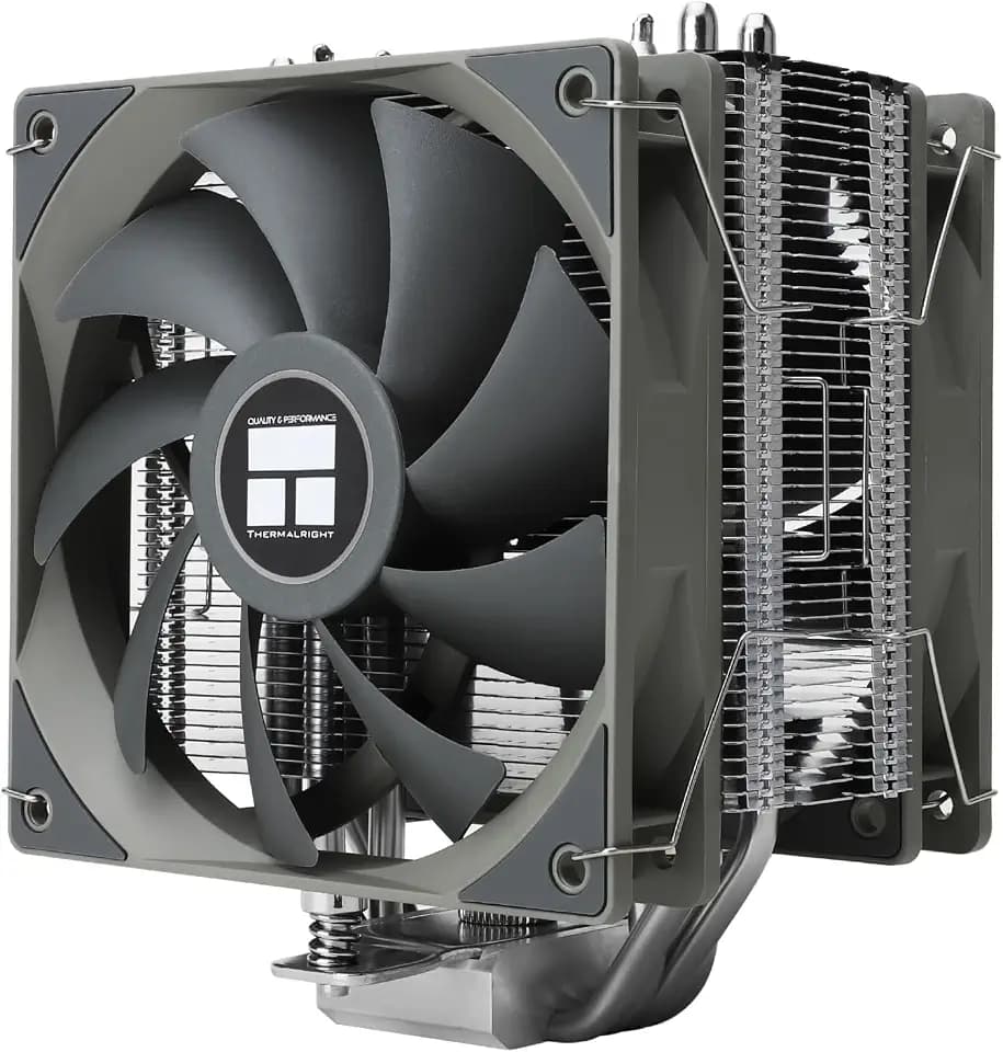 TR-Thermalright Assassin Spirit 120 V2 PLUS CPU Kühler, Doppel-Leise-Lüfter CPU Luftkühler, 1500 U/min, kompatibel mit Intel LGA1851/1700/1150/1151/1200 & AMD AM5/AM4