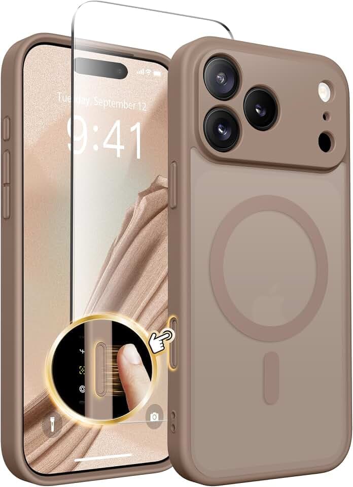 CAPRARO für iPhone 17 Pro Max Case, Kompatibel mit MagSafe