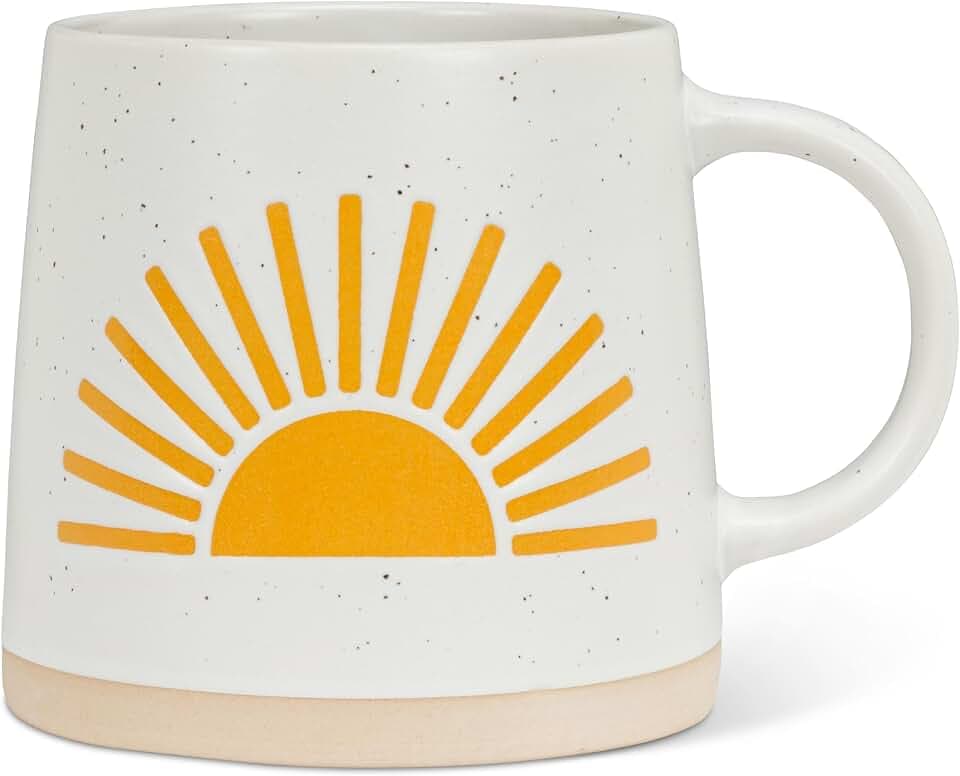 Abbott Collection Wide Base Mug with Sun