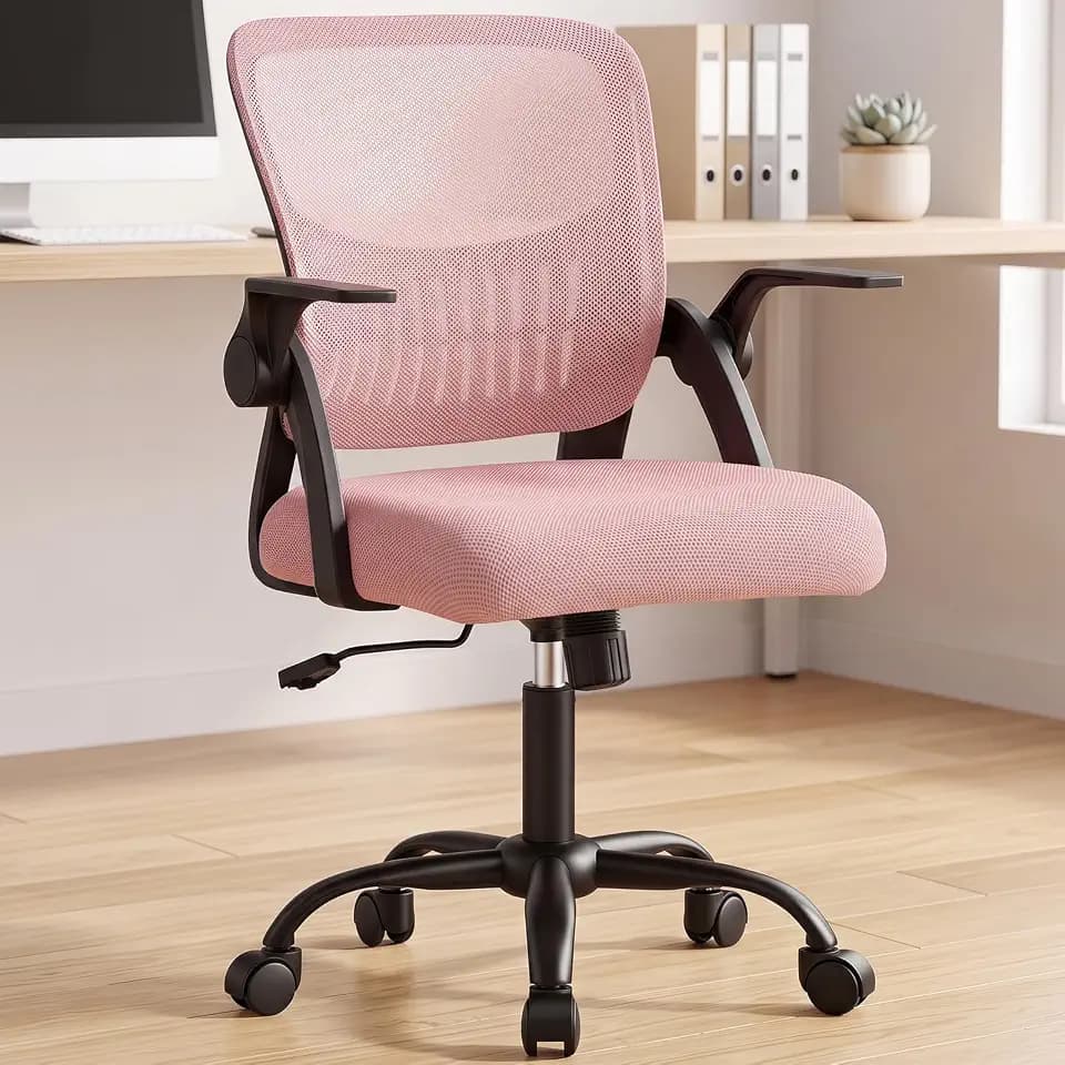 OLIXIS Ergonomic Office Desk Chair, Mid-Back Executive Computer Chair