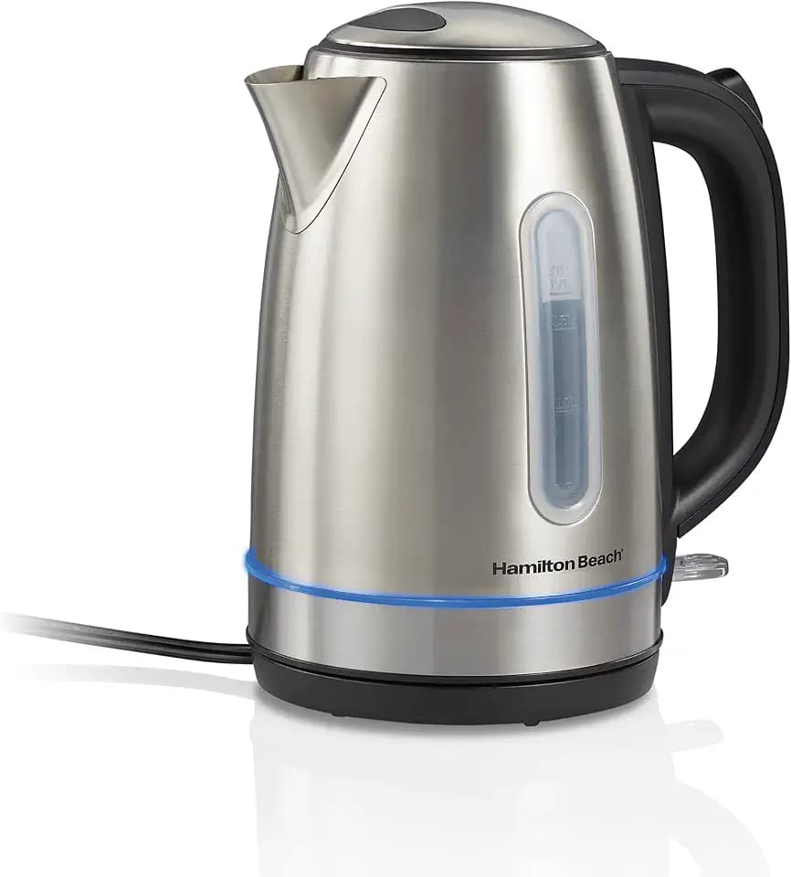 Hamilton Beach 1.7 Liter Electric Tea Kettle, Water Boiler & Heater
