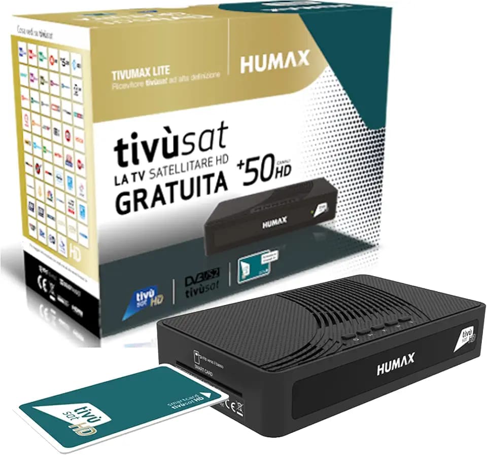 HUMAX HD-Decoder 3601S2 Lite + Tessera Tivùsat HD