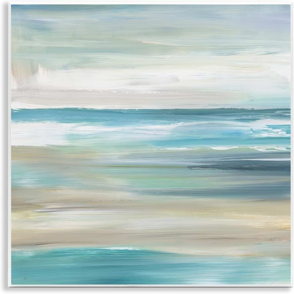 'Abstract Beach Sand Ocean Waves'| Wall Plaque Art