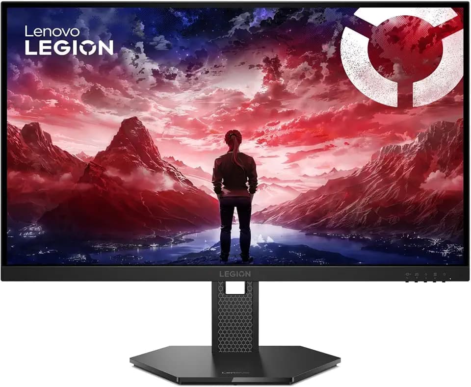 Lenovo Legion 27Q-10 Gaming-Monitor QHD 27 Zoll (IPS, 240 Hz, 0,5 ms, 16:9, HDMI 2.1 - DP 1.4, NVIDIA G-Sync, AMD FreeSync Premium, VESA Adaptive Sync, Neigungs-/Höhen-/Pivot-Einstellung) schwarz