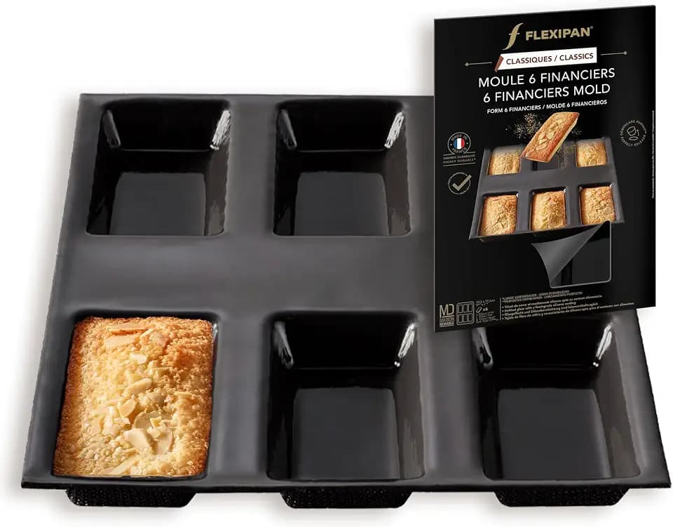 Flexipan by Maison Demarle - The Original 6 Financiers Mold Handcrafted in France Since 1965
