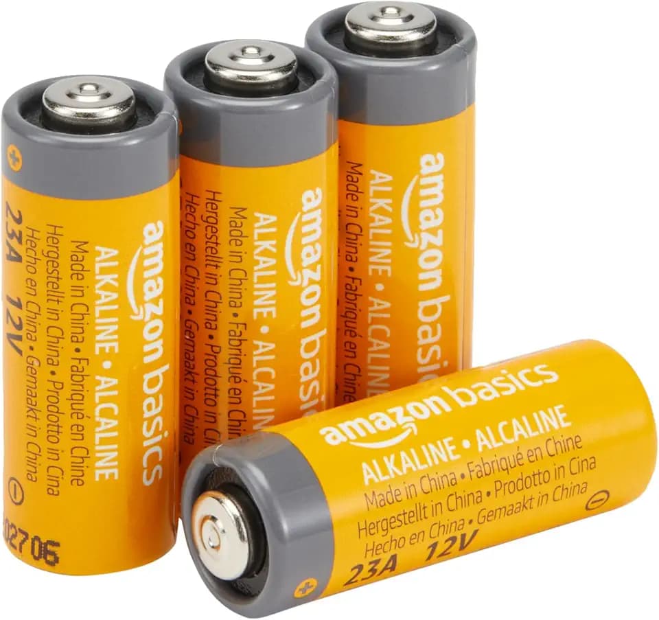 Amazon Basics 23A-12V-Batterien, langanhaltende Leistung, 4 Stück
