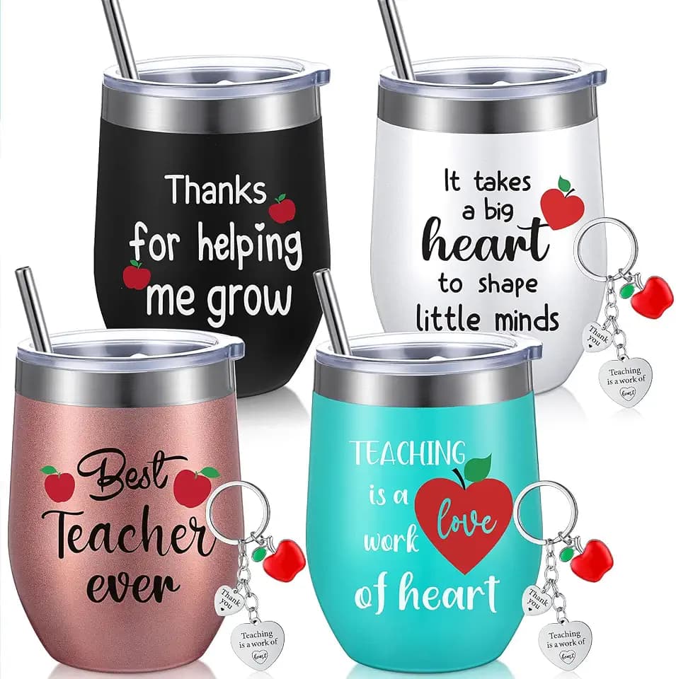 Yinder Halloween Tumbler Gift Set for Teacher Tumbler Set, Heart