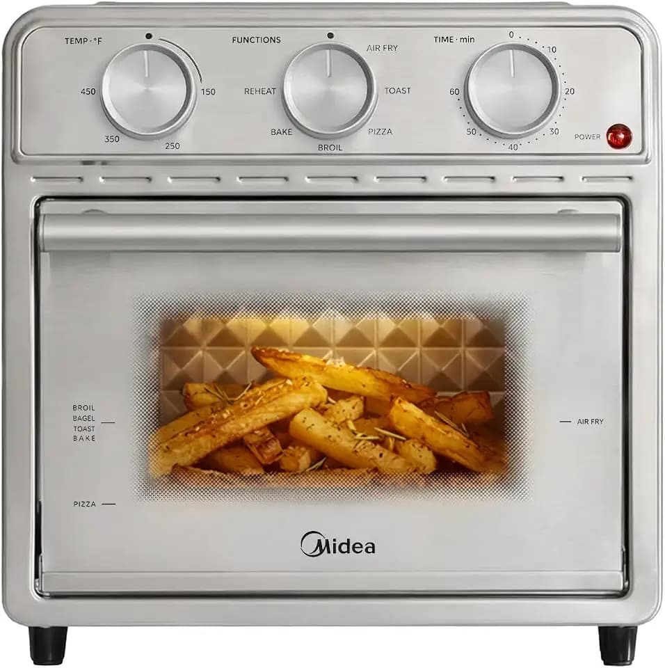 Midea Neo Air Fryer Toaster Oven Combo, 12.7 Quarts, Stainless Steel