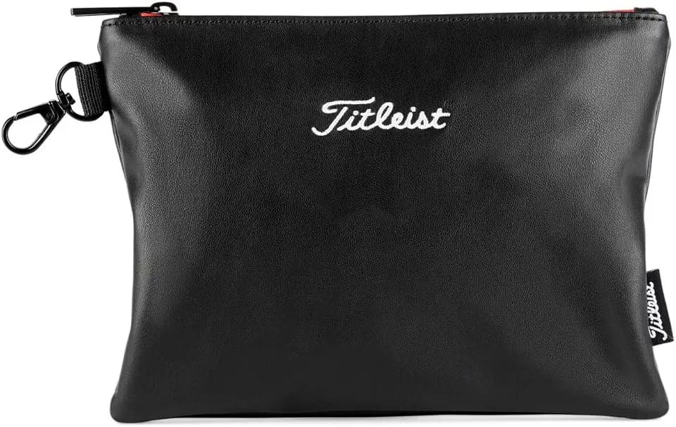 Titleist Travel Gear Professional Zippered Golf Pouch Black