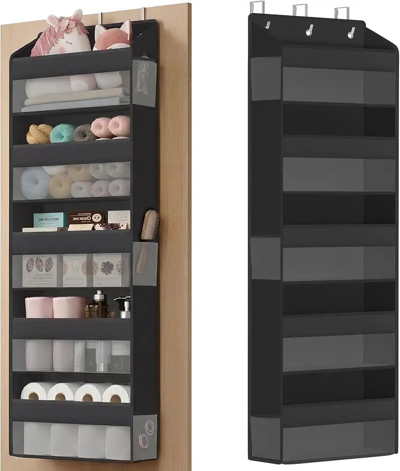 SONGMICS 2 Pack 5-Tier Over-the-Door Organizer, Extra Large Pockets
