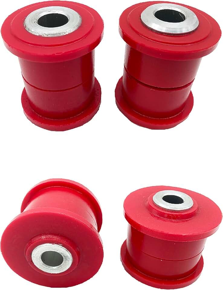 PSB Bushings – Kompletter Polyurethan-Buchsensatz für vordere Querlenker – Kompatibel mit VW T5/T6/T6.1 Transporter 2003–2023, Rot