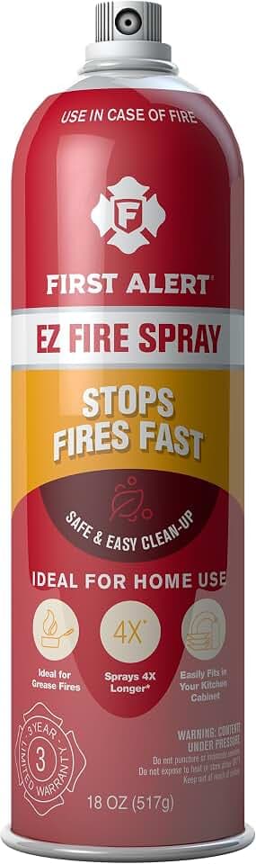 First Alert EZ Fire Spray, Extinguishing Aerosol Spray