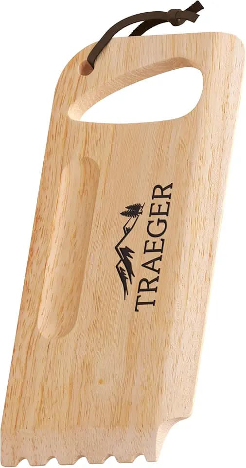 Traeger Grills BAC454 Wooden Grill Scraper, Solid Hardwood, Bristle-Free