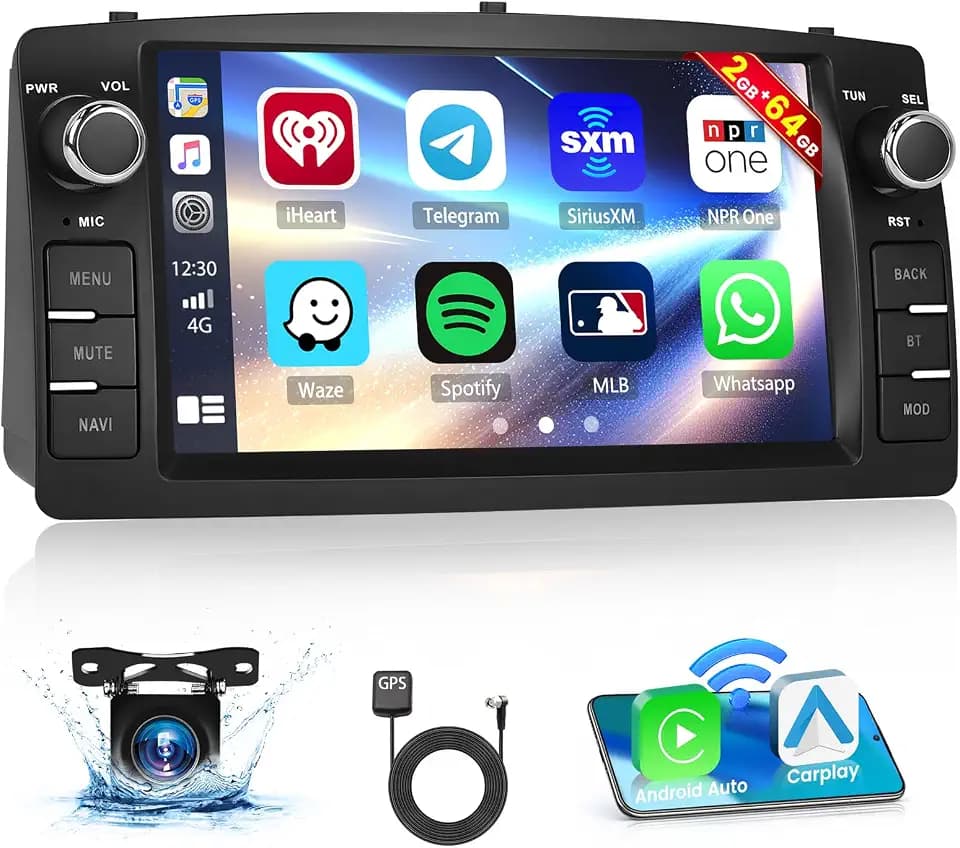 Inefala Android Autoradio für Toyota Corolla E120 2000-2007/E130 2004-2007