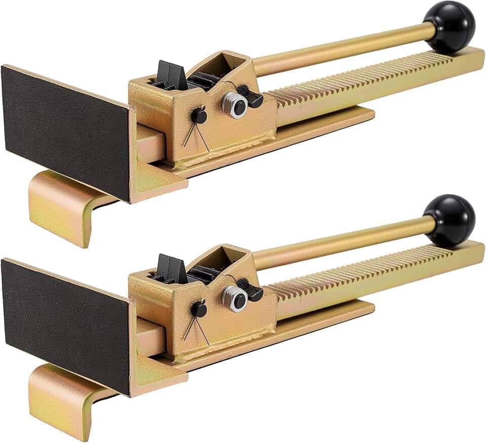 Hardwood Flooring Jacks 2PCS with Scratch-Resistant Felt Pads