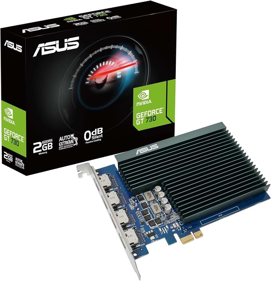 ASUS GT730-4H-SL-2GD5 NVIDIA GeForce GT 730 2 GB GDDR5 (GPU NV 730 2GB GDDR5 Fan)