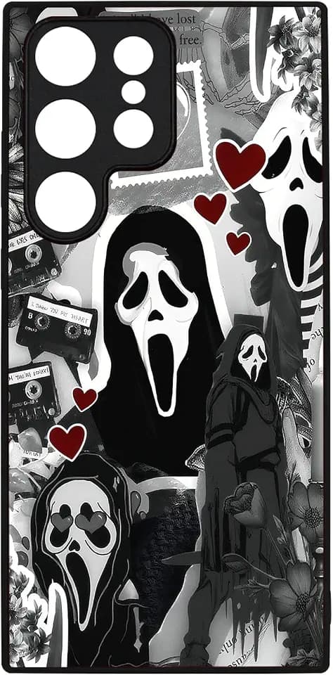 Horror Anime Phone Case Shockproof Protective Halloween Phone Cover for Samsung Galaxy S24 Ultra